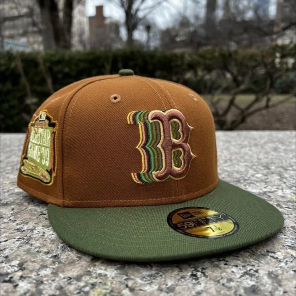 Myfitteds Boston Red Sox cascade logo size 7 1/8 brand new sold out